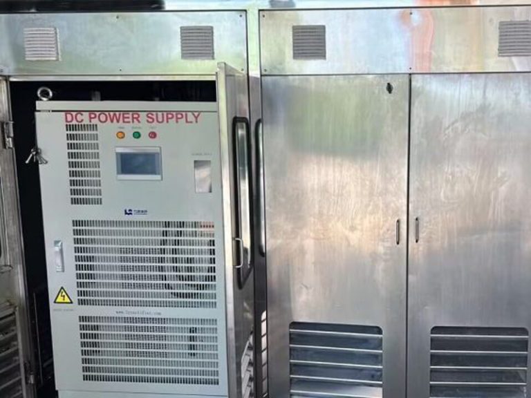 Proyecto de rectificador para electrólisis de hidrógeno de 72 V 445 A para cliente en la India